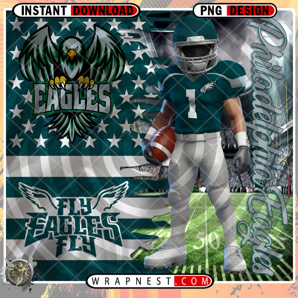 EAGLES FLAG WRAP