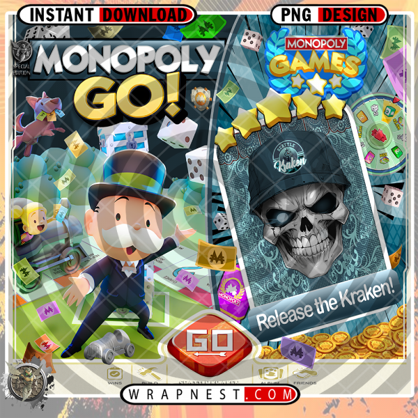 KRAKEN MONOPOLY GO WRAP
