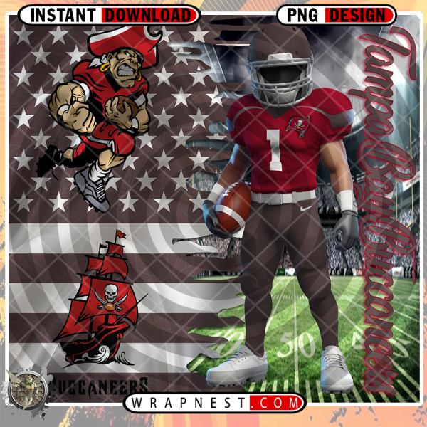 BUCCANEERS FLAG WRAP