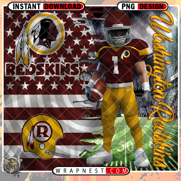 REDSKINS FLAG WRAP