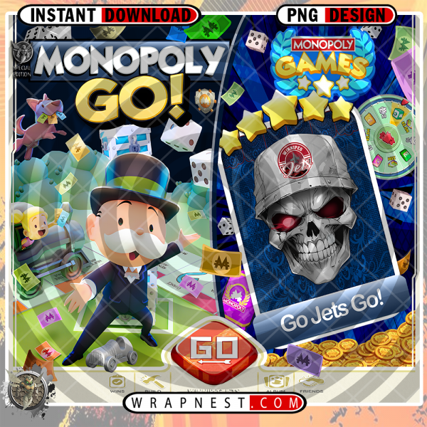 JETS MONOPOLY GO WRAP