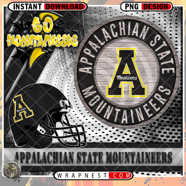 MOUNTAINEERS GO TEAM WRAP