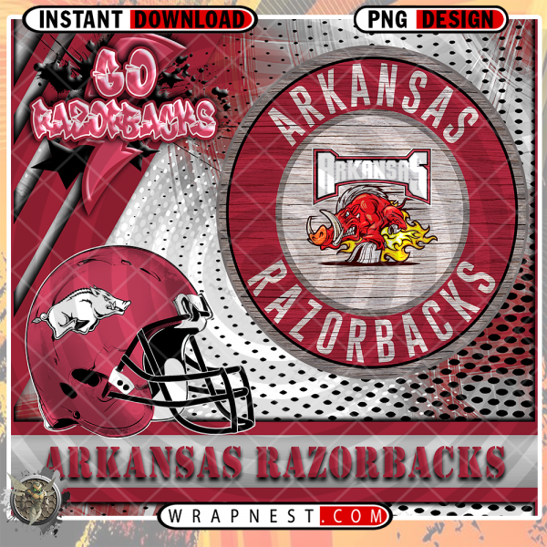 RAZORBACKS GO TEAM WRAP