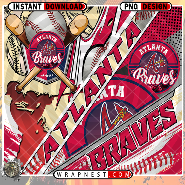 BRAVES SILHOUETTE WRAP