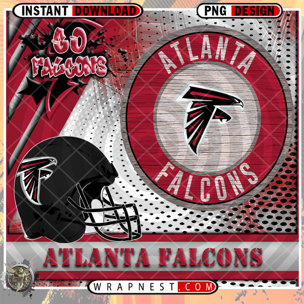 FALCONS GO TEAM WRAP