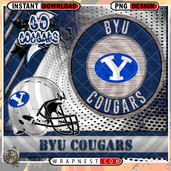 COUGARS GO TEAM WRAP