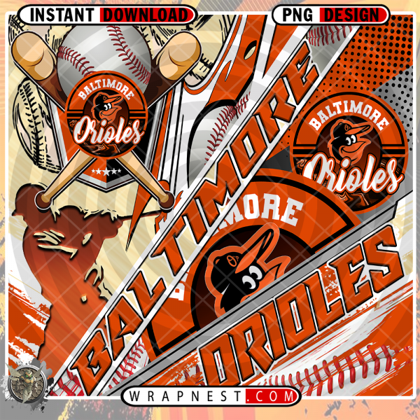 ORIOLES SILHOUETTE WRAP