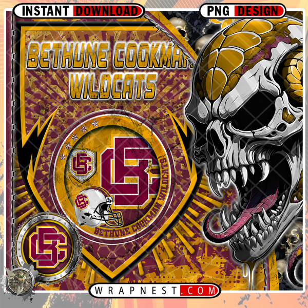 WILDCATS SKULL SHIELD WRAP