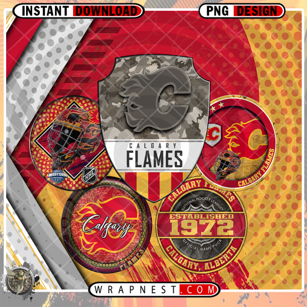 FLAMES LOGO WRAP