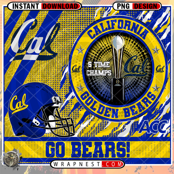 GOLDEN BEARS CHAMPION WRAP