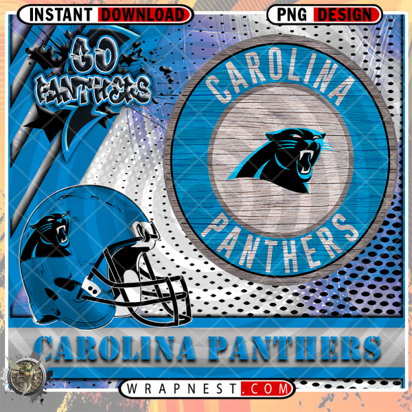 PANTHERS GO TEAM WRAP