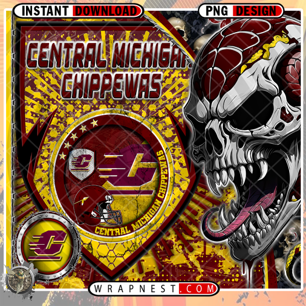 CHIPPEWAS SKULL SHIELD WRAP