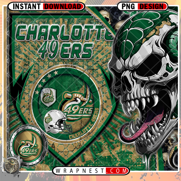 49ERS SKULL SHIELD WRAP