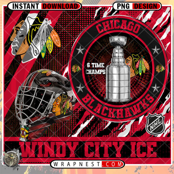 BLACKHAWKS CHAMPION WRAP