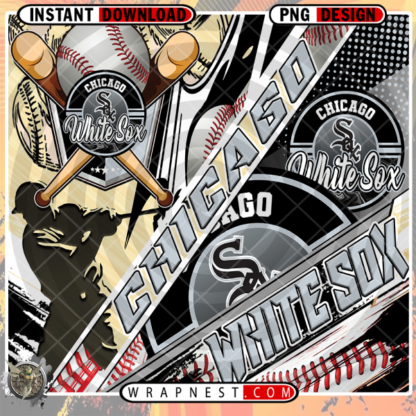 WHITE SOX SILHOUETTE WRAP