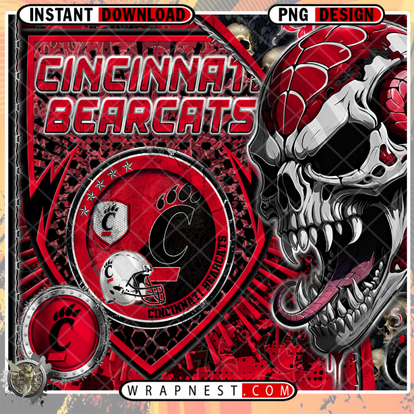 BEARCATS SKULL SHIELD WRAP