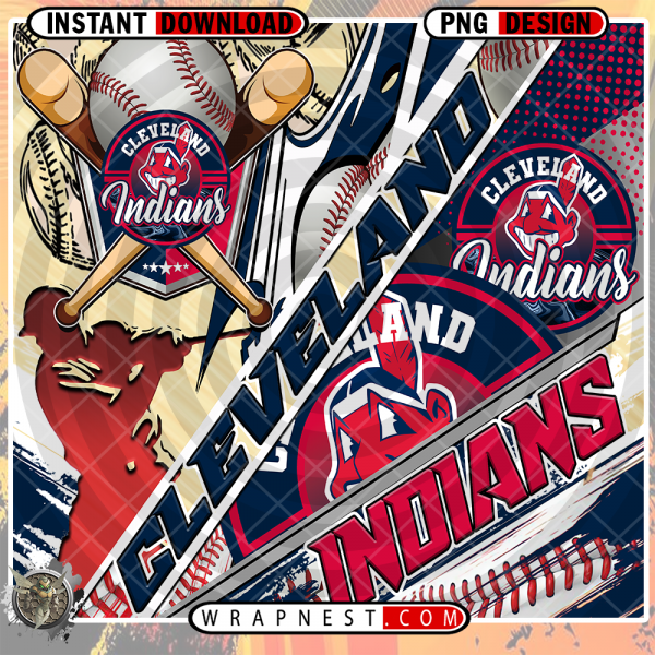 INDIANS SILHOUETTE WRAP