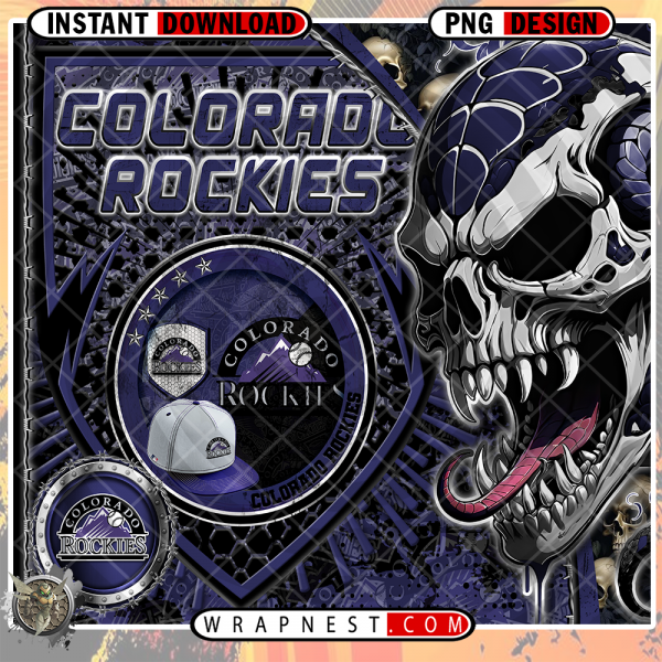 ROCKIES SKULL SHIELD WRAP