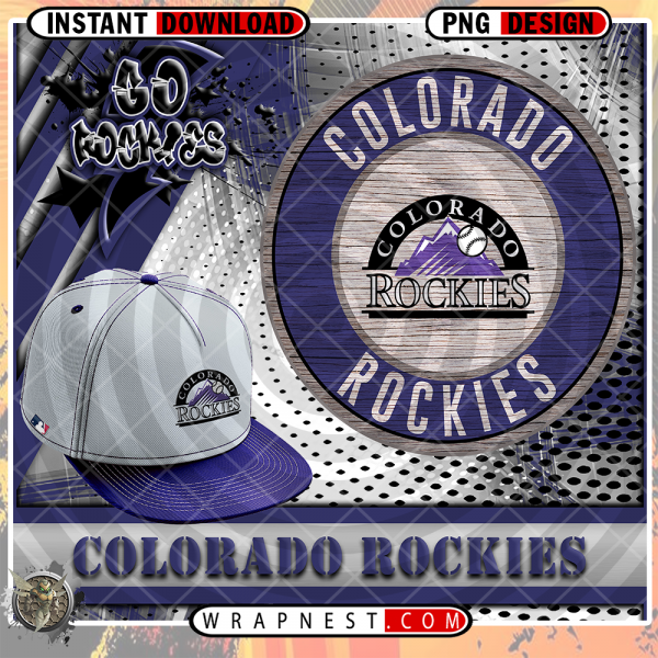 ROCKIES GO TEAM WRAP