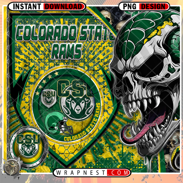 RAMS SKULL SHIELD WRAP