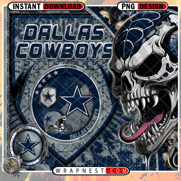 COWBOYS SKULL SHIELD WRAP