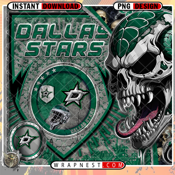 STARS SKULL SHIELD WRAP