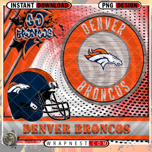 BRONCOS GO TEAM WRAP
