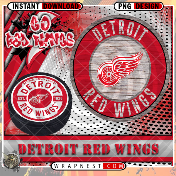 RED WINGS GO TEAM WRAP