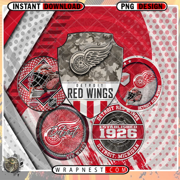 RED WINGS LOGO WRAP