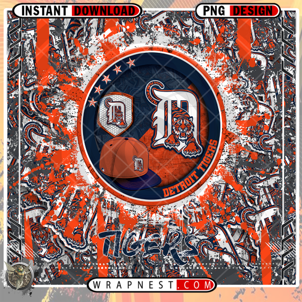 TIGERS GRUNGE v3 WRAP