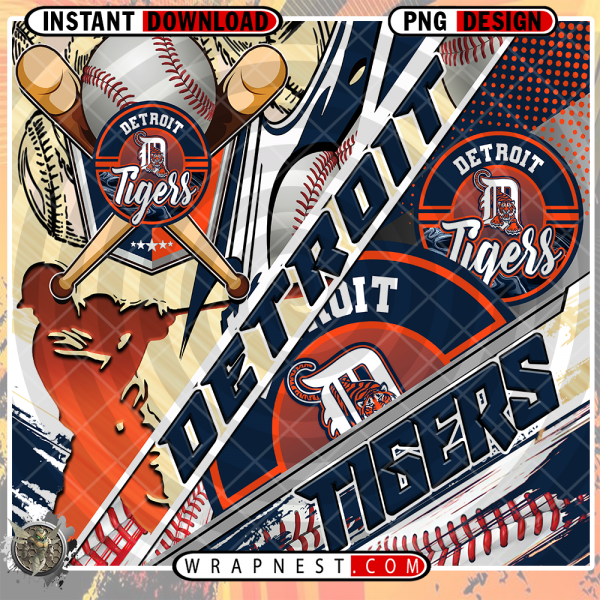 TIGERS SILHOUETTE WRAP