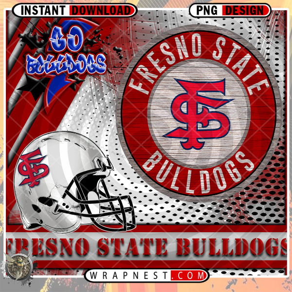 BULLDOGS GO TEAM WRAP