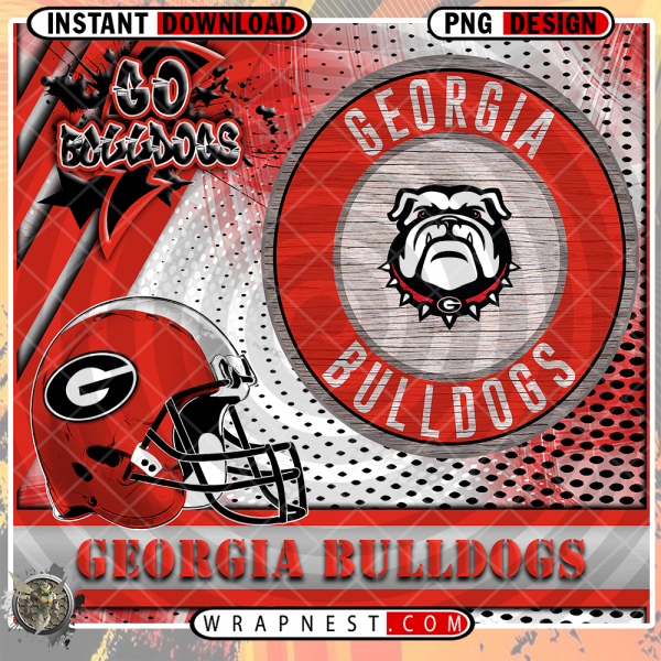 BULLDOGS GO TEAM WRAP