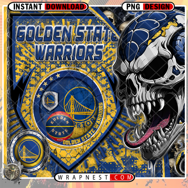 WARRIORS SKULL SHIELD WRAP