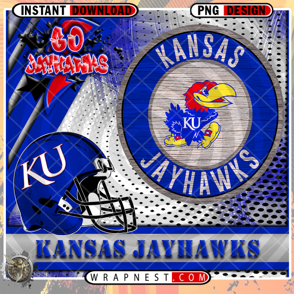JAYHAWKS GO TEAM WRAP