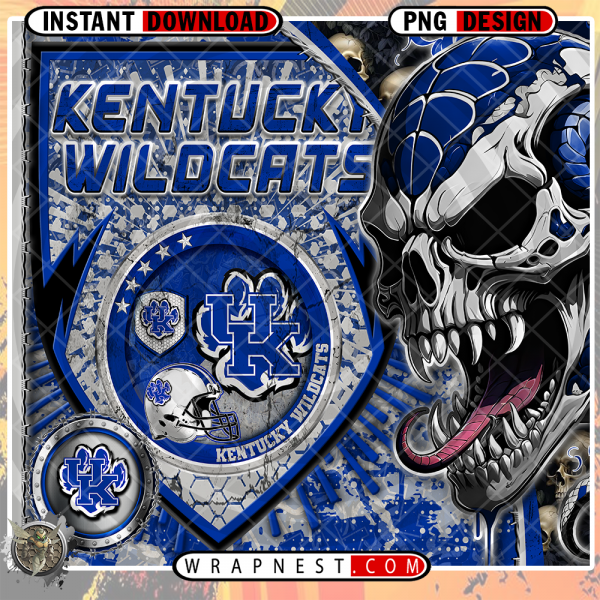 WILDCATS SKULL SHIELD WRAP