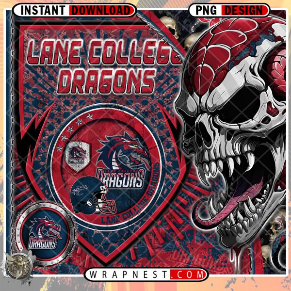 DRAGONS SKULL SHIELD WRAP