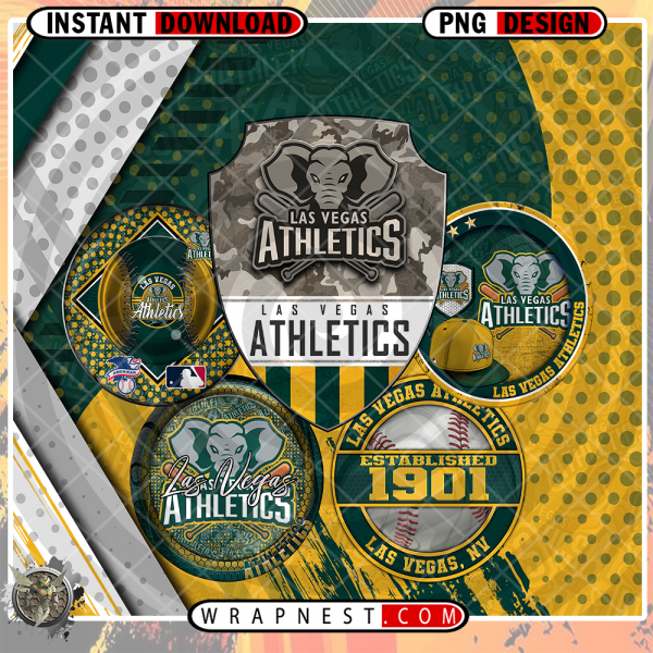 ATHLETICS LOGO WRAP