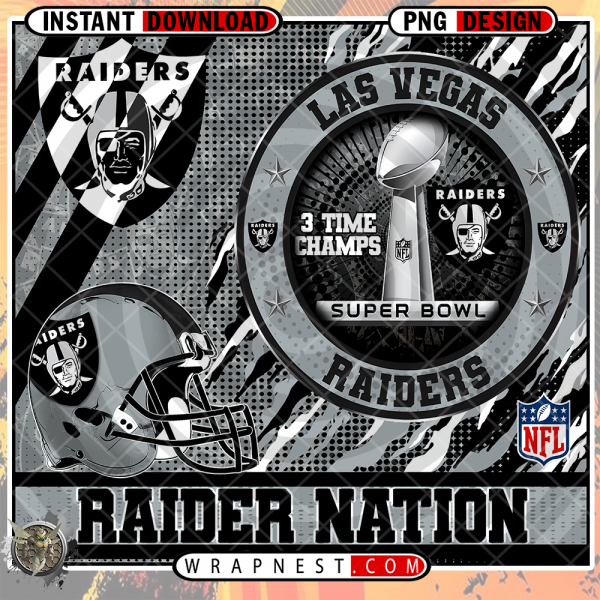 RAIDERS CHAMPION WRAP