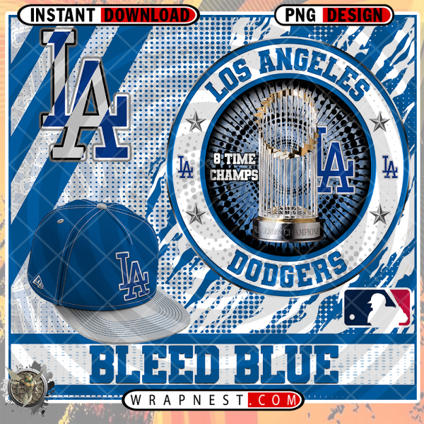 DODGERS CHAMPION WRAP