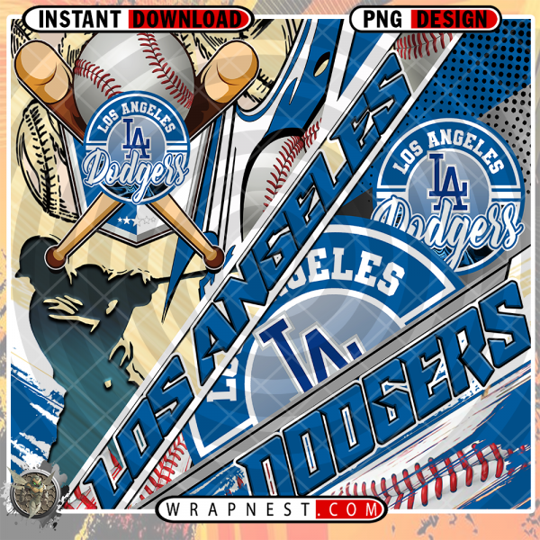 DODGERS SILHOUETTE WRAP