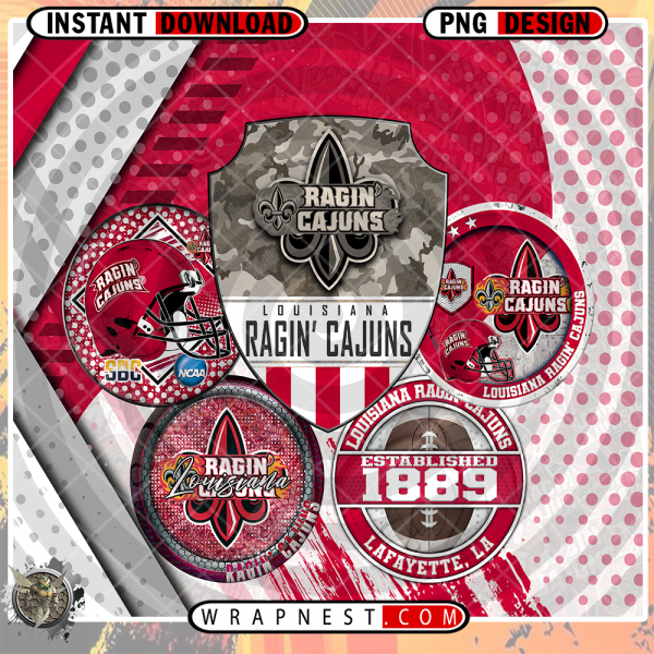 RAGIN' CAJUNS LOGO WRAP