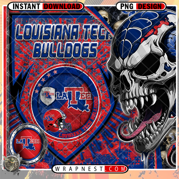 BULLDOGS SKULL SHIELD WRAP