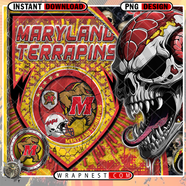 TERRAPINS SKULL SHIELD WRAP