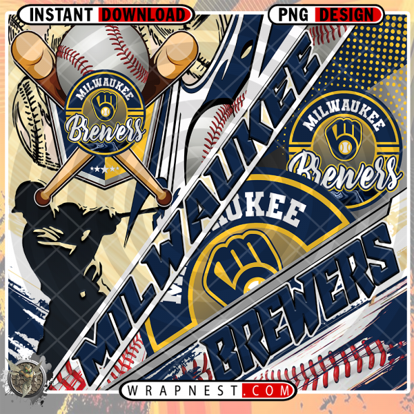 BREWERS SILHOUETTE WRAP