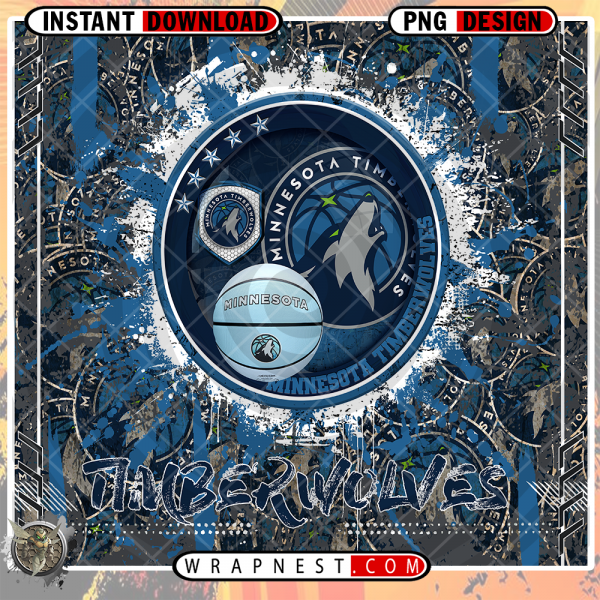 T-WOLVES GRUNGE v3 WRAP