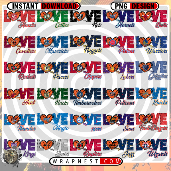 NBA BUNDLE - LOVE MY TEAM