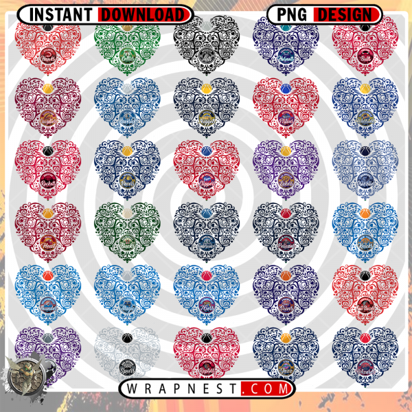 NBA BUNDLE - FANCY HEART