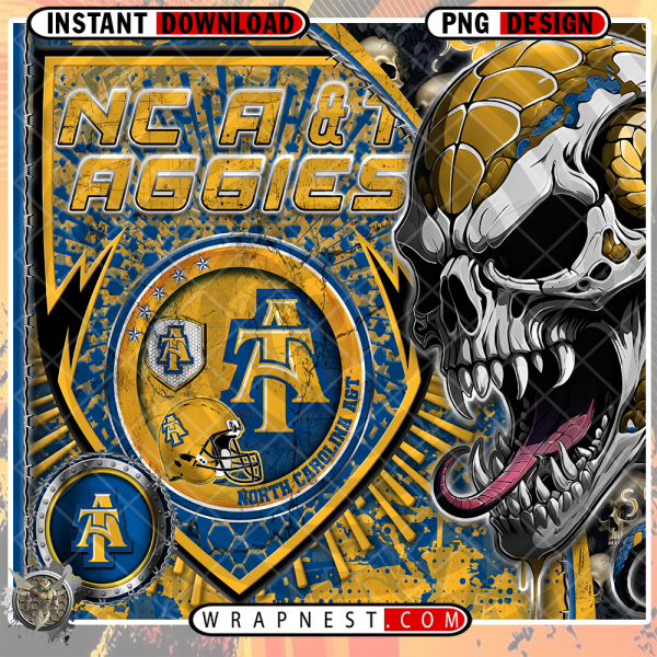 AGGIES SKULL SHIELD WRAP