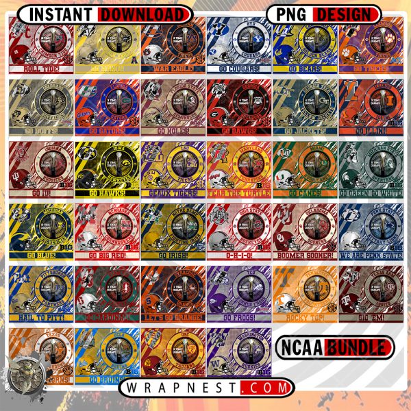 BUNDLE - NCAA CHAMP WRAPS
